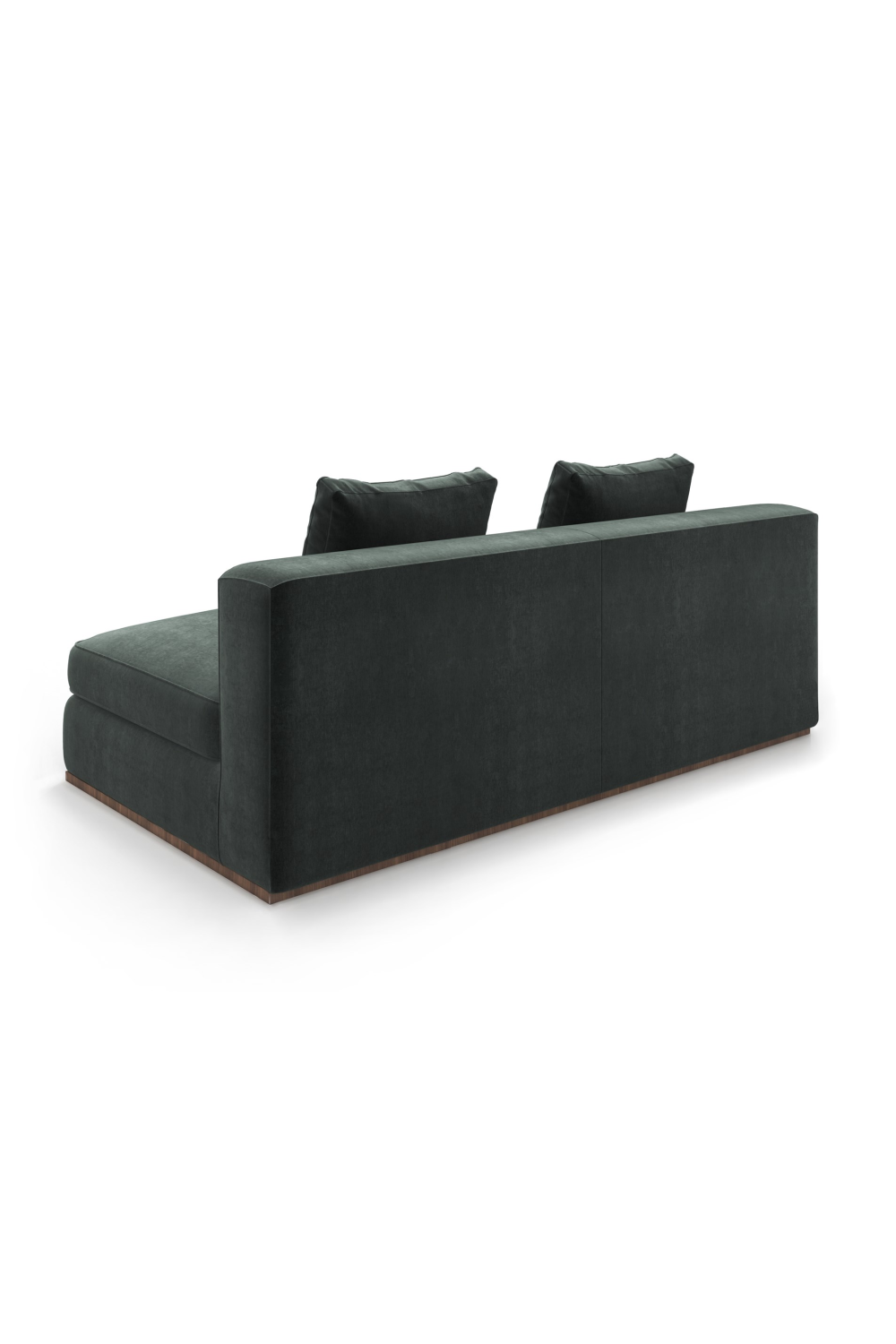 Czarna tapicerowana sofa modułowa | Caracole Bello | Caracole.eu.com