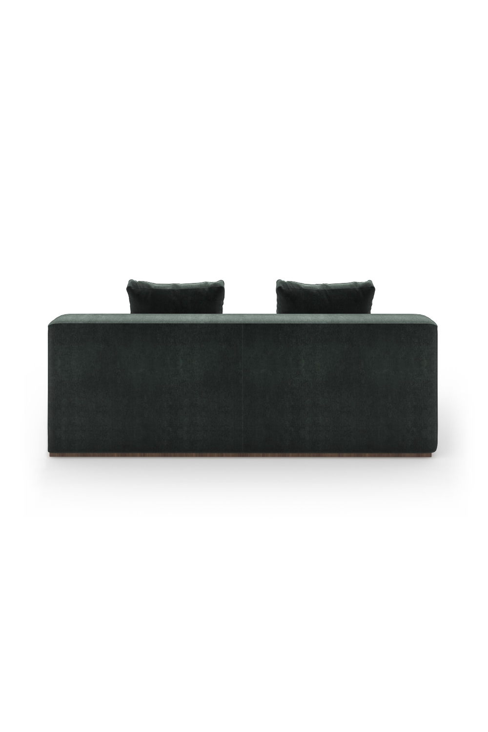 Czarna tapicerowana sofa modułowa | Caracole Bello | Caracole.eu.com