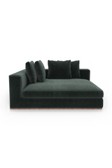 Czarna tapicerowana sofa modułowa | Caracole Bello | Caracole.eu.com
