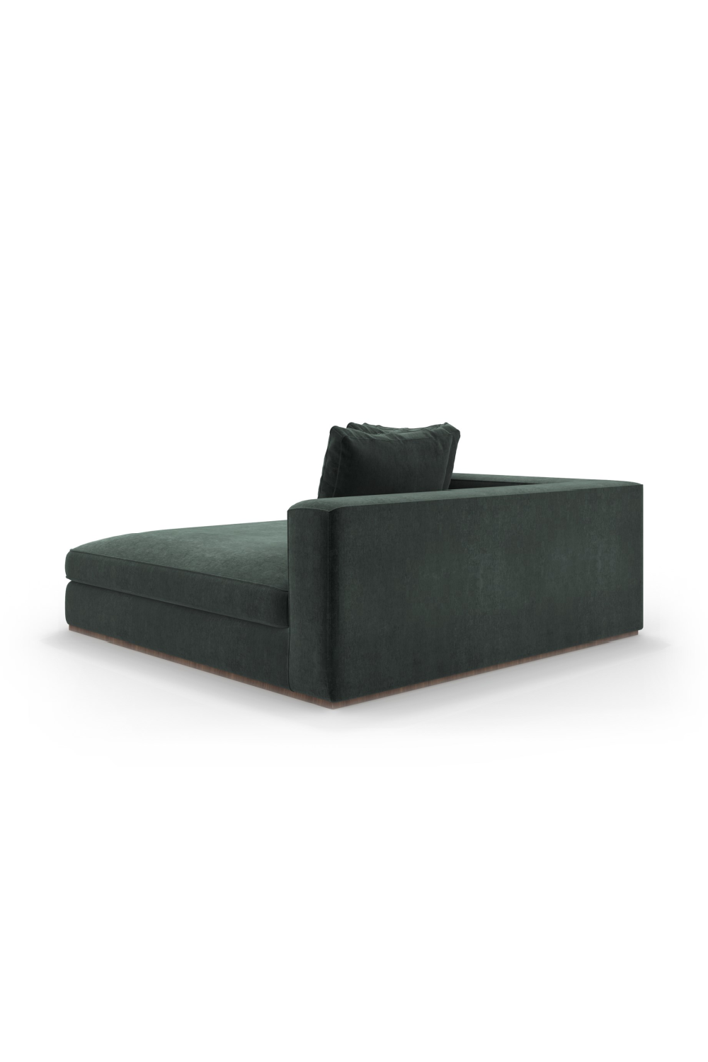 Czarna tapicerowana sofa modułowa | Caracole Bello | Caracole.eu.com