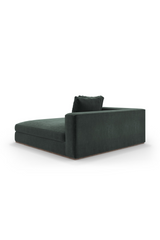 Czarna tapicerowana sofa modułowa | Caracole Bello | Caracole.eu.com