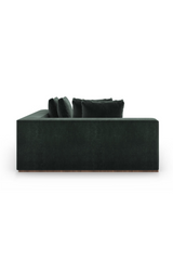 Czarna tapicerowana sofa modułowa | Caracole Bello | Caracole.eu.com