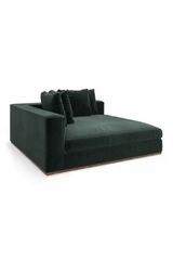 Czarna tapicerowana sofa modułowa | Caracole Bello | Caracole.eu.com
