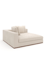Biała tapicerowana sofa modułowa | Caracole Bello