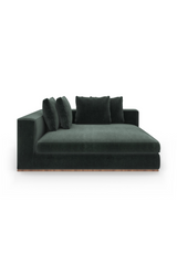 Czarna tapicerowana sofa modułowa | Caracole Bello | Caracole.eu.com