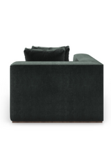 Czarna tapicerowana sofa modułowa | Caracole Bello | Caracole.eu.com