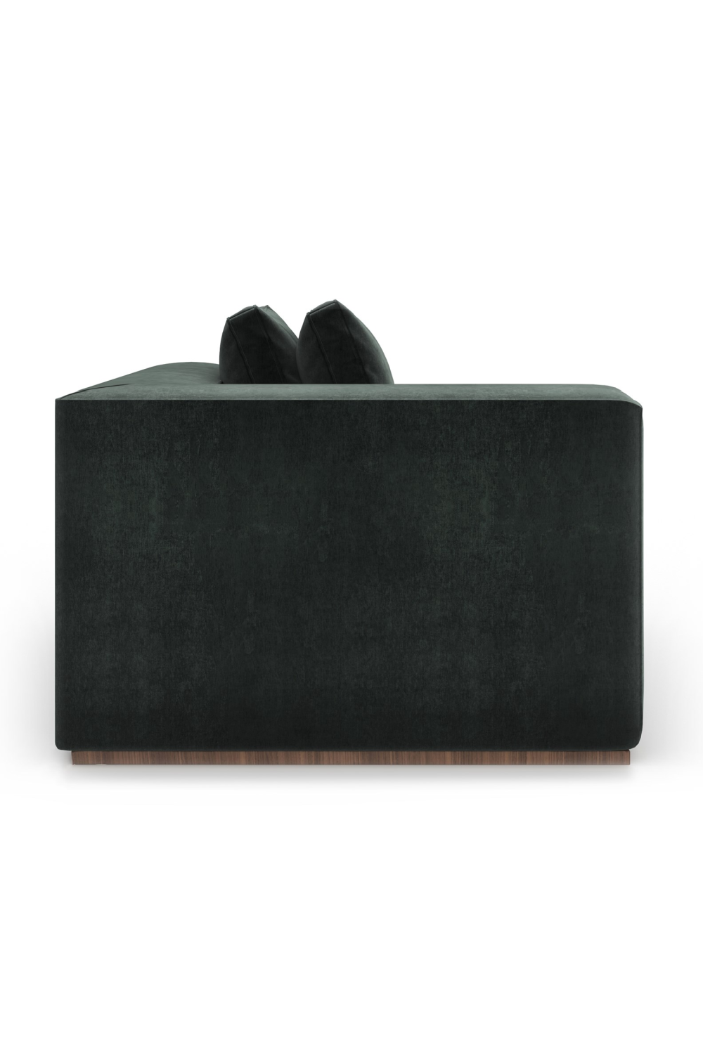 Czarna tapicerowana sofa modułowa | Caracole Bello | Caracole.eu.com