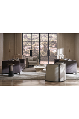 Brązowa klasyczna sofa | Caracole Tuxedo | Caracole.eu.com