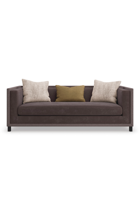Brązowa klasyczna sofa | Caracole Tuxedo | Caracole.eu.com