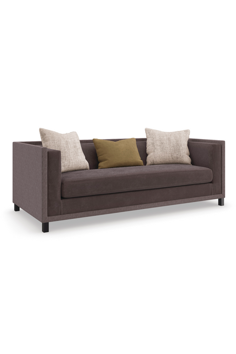 Brązowa klasyczna sofa | Caracole Tuxedo | Caracole.eu.com