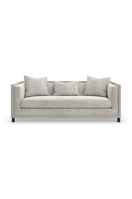 Jasnoszara sofa | Caracole Tuxedo | Caracole.eu.com