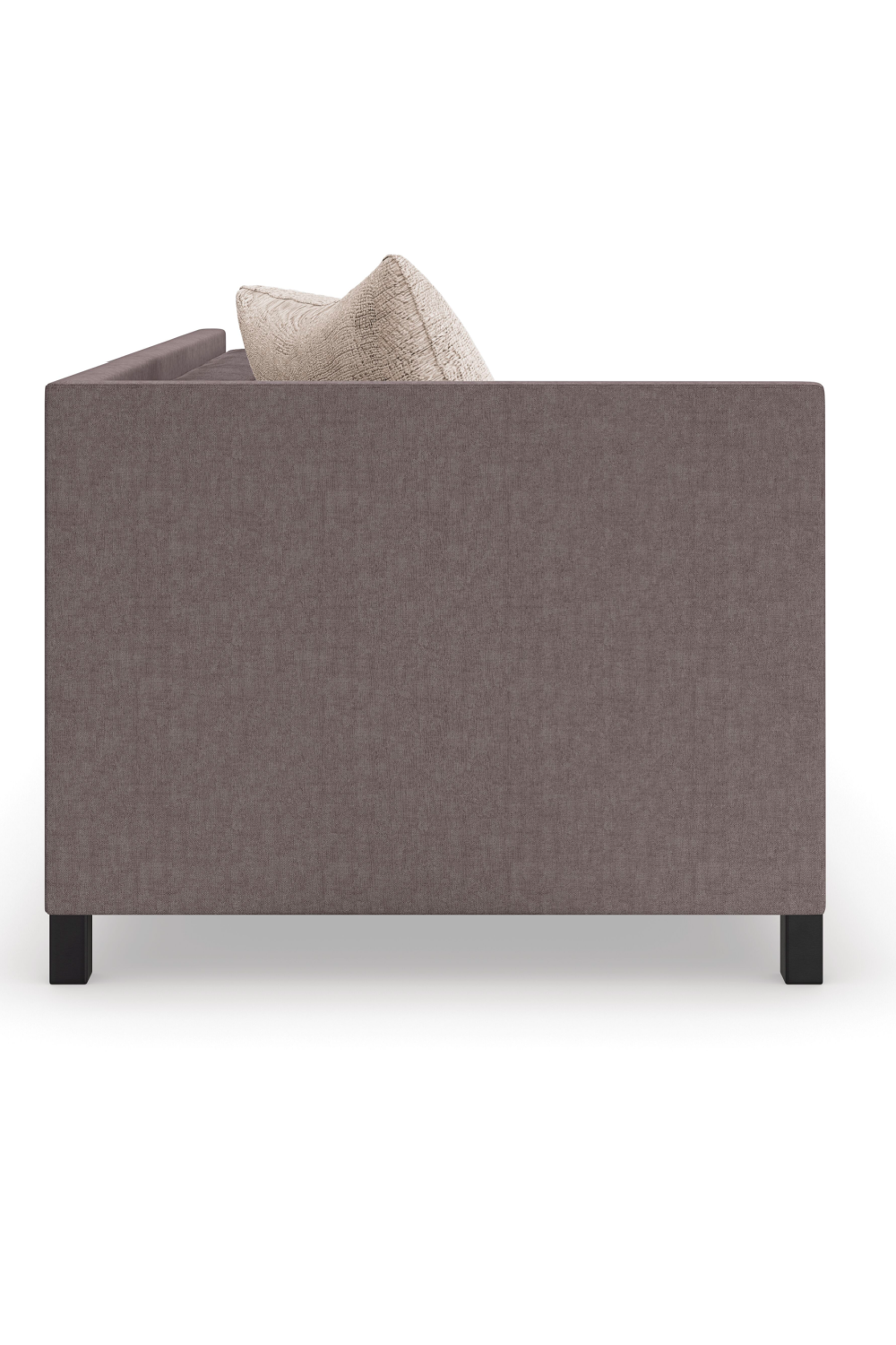 Brązowy tapicerowany fotel modułowy | Caracole Tuxedo | Caracole.eu.com