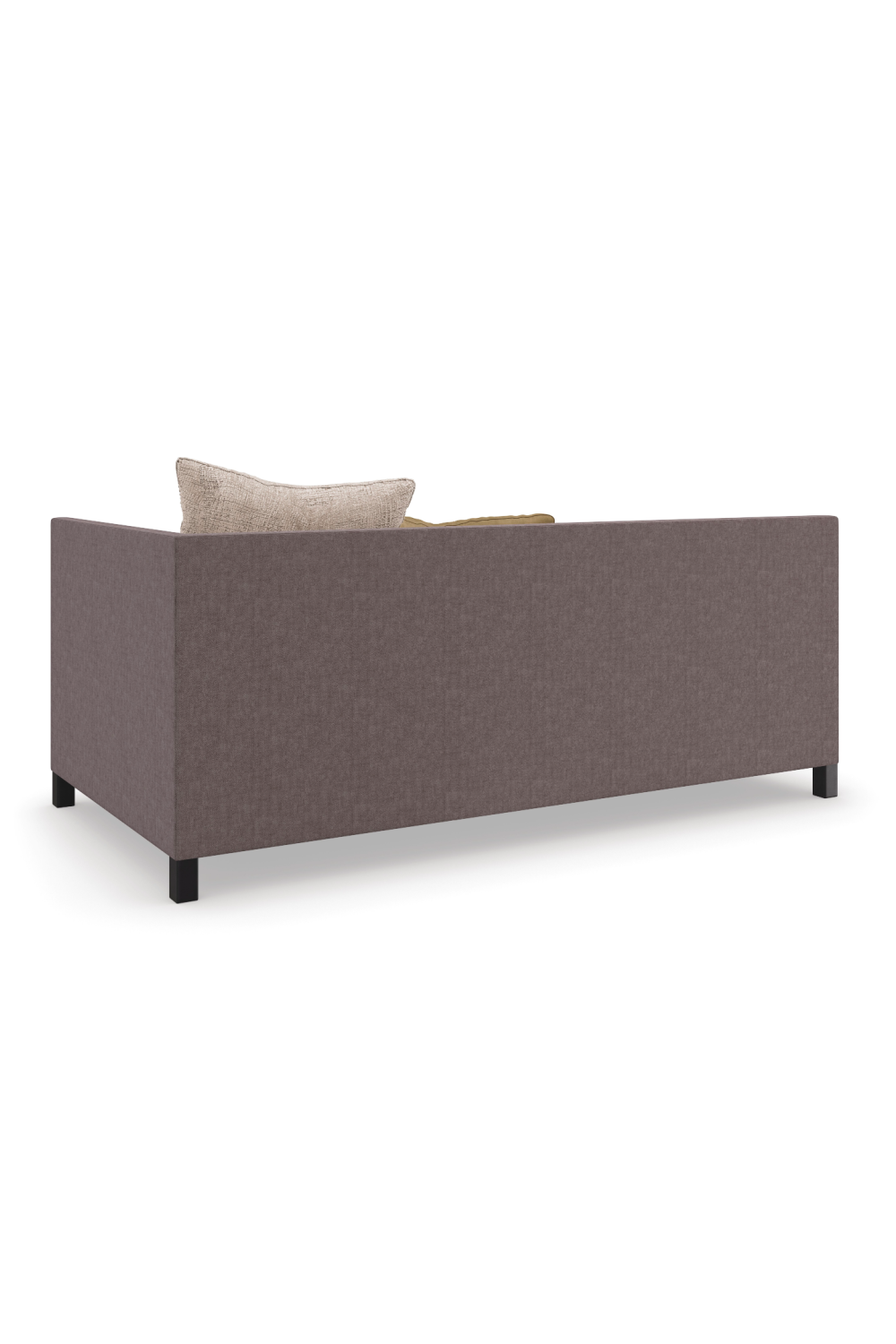 Brązowy tapicerowany fotel modułowy | Caracole Tuxedo | Caracole.eu.com
