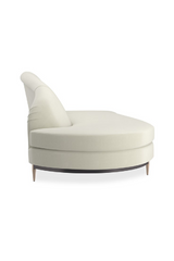 Biała aksamitna sofa modułowa | Caracole Three's Company | Caracole.eu.com