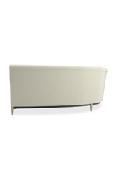Biała aksamitna sofa modułowa | Caracole Three's Company | Caracole.eu.com
