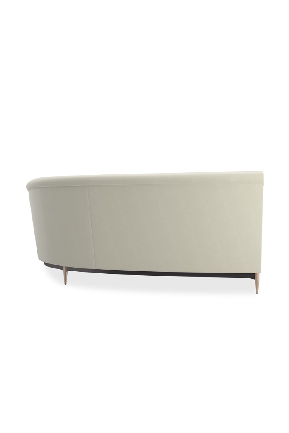 Biała aksamitna sofa modułowa | Caracole Three's Company | Caracole.eu.com