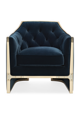 Fotel wypoczynkowy Blue Velvet | Caracole The Cat's Meow | Caracole.eu.com