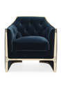 Fotel wypoczynkowy Blue Velvet | Caracole The Cat's Meow | Caracole.eu.com