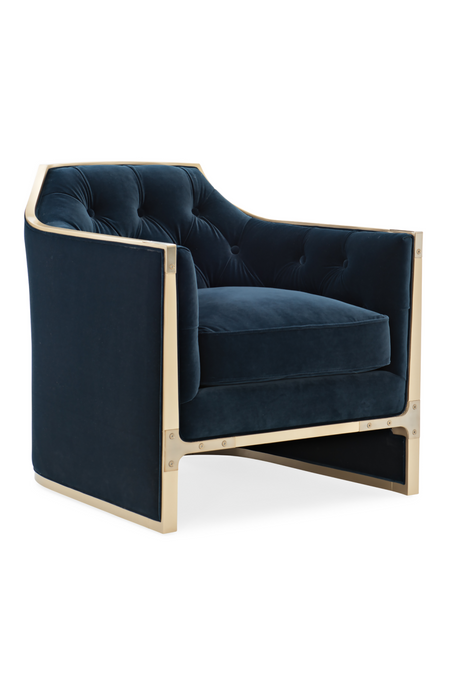 Fotel wypoczynkowy Blue Velvet | Caracole The Cat's Meow | Caracole.eu.com