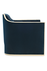 Fotel wypoczynkowy Blue Velvet | Caracole The Cat's Meow | Caracole.eu.com