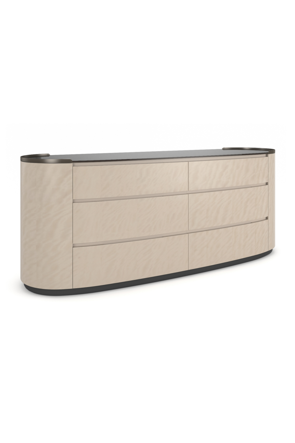 Drewniana komoda z 6 szufladami | Muza Caracole | Caracole.eu.com
