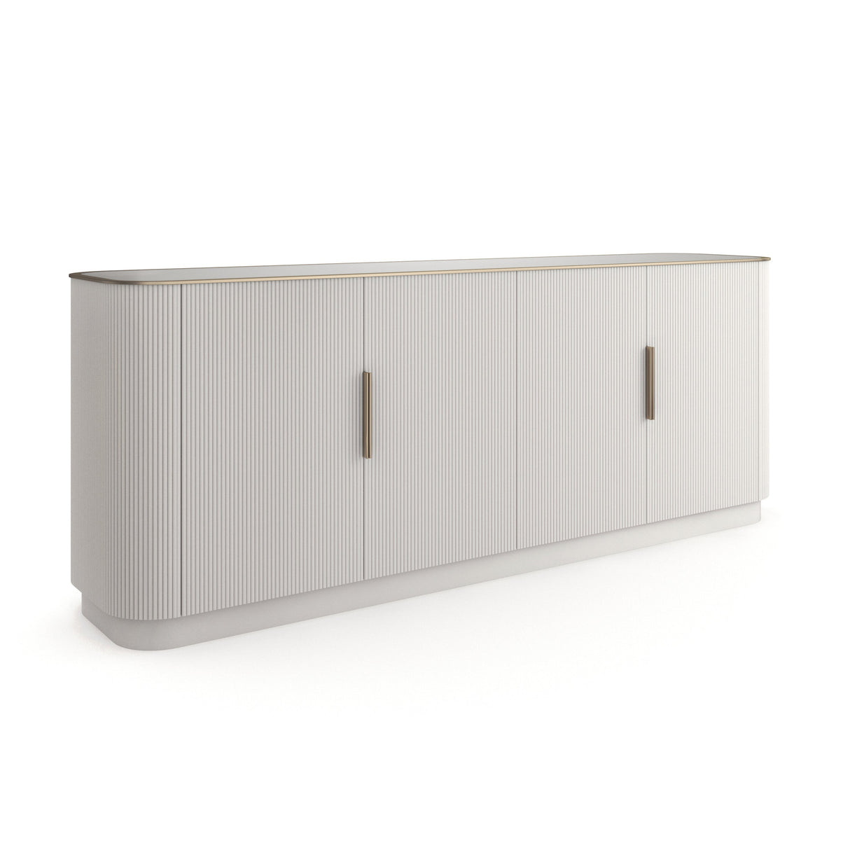 Komoda Matte Pearl 4-drzwiowa | Caracole Love