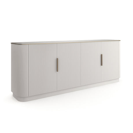 Komoda Matte Pearl 4-drzwiowa | Caracole Love