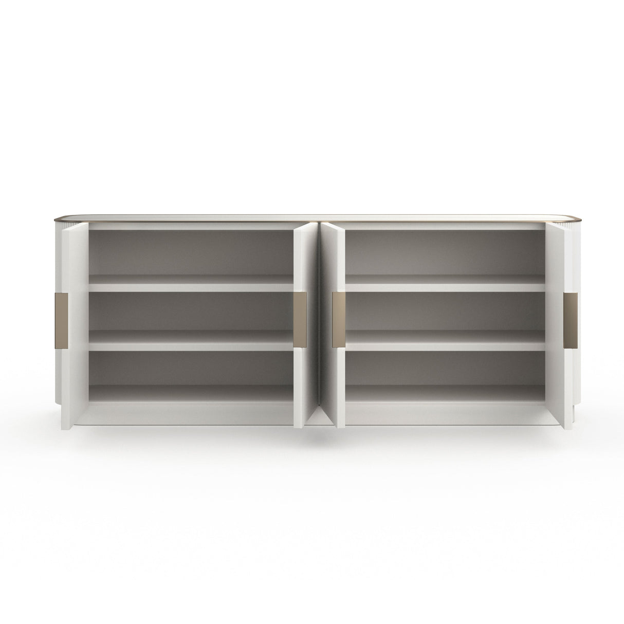 Komoda Matte Pearl 4-drzwiowa | Caracole Love