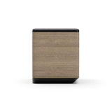 Czekoladowa szafka nocna z 2 szufladami | Caracole Madera Plinth