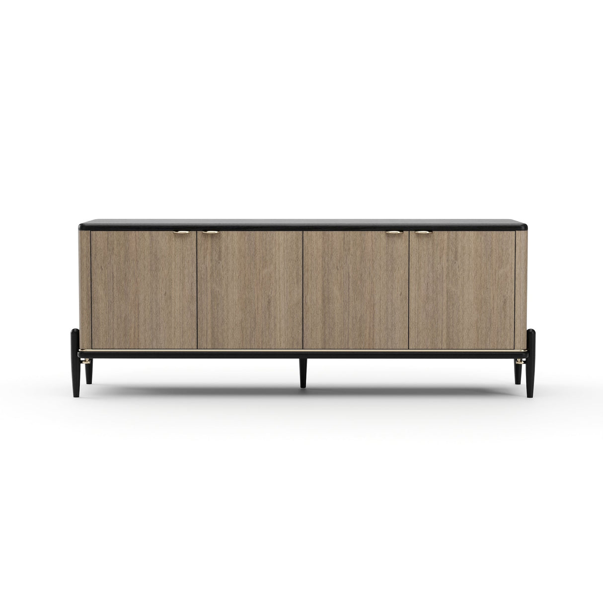 Komoda czekoladowa 4-drzwiowa | Caracole Madera