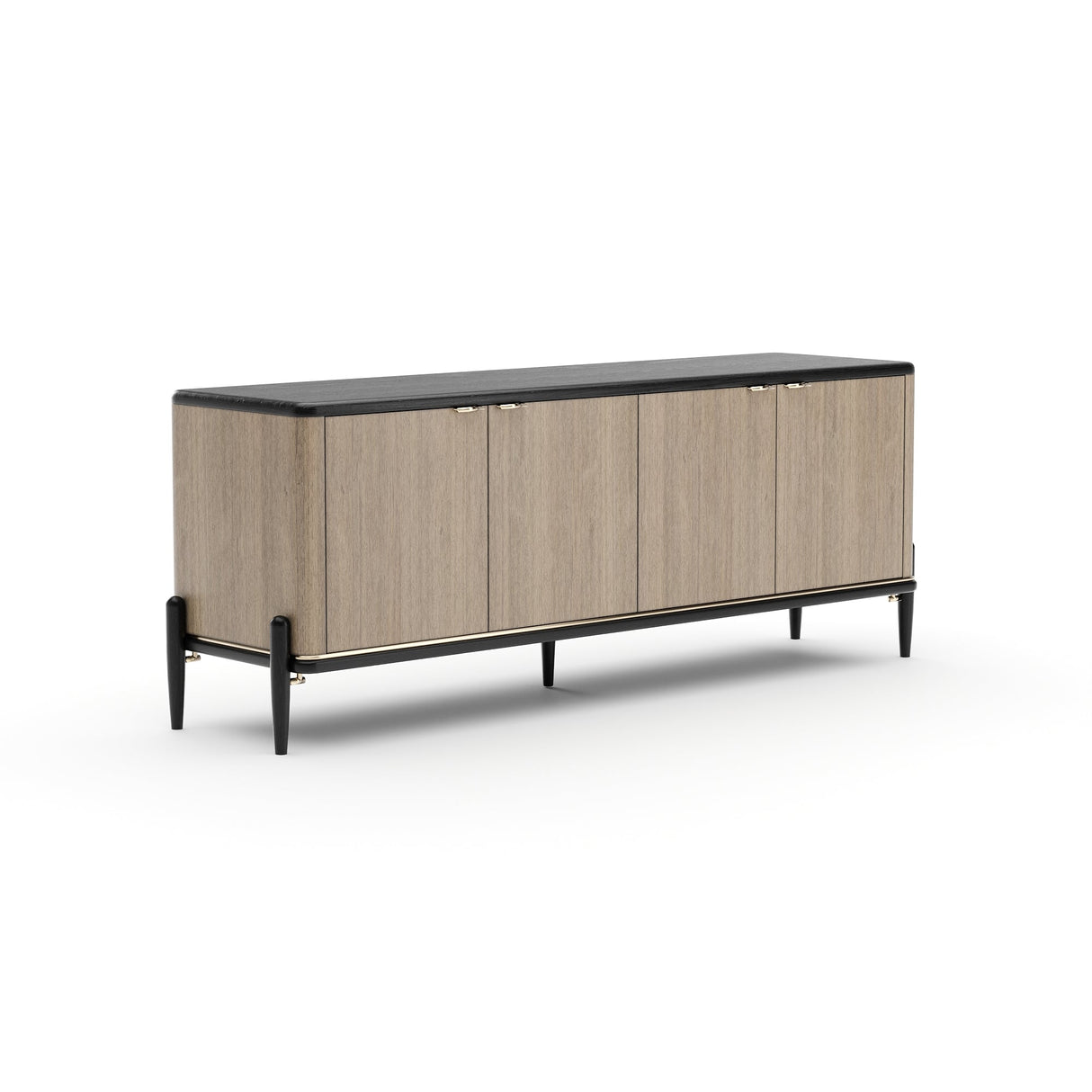 Komoda czekoladowa 4-drzwiowa | Caracole Madera