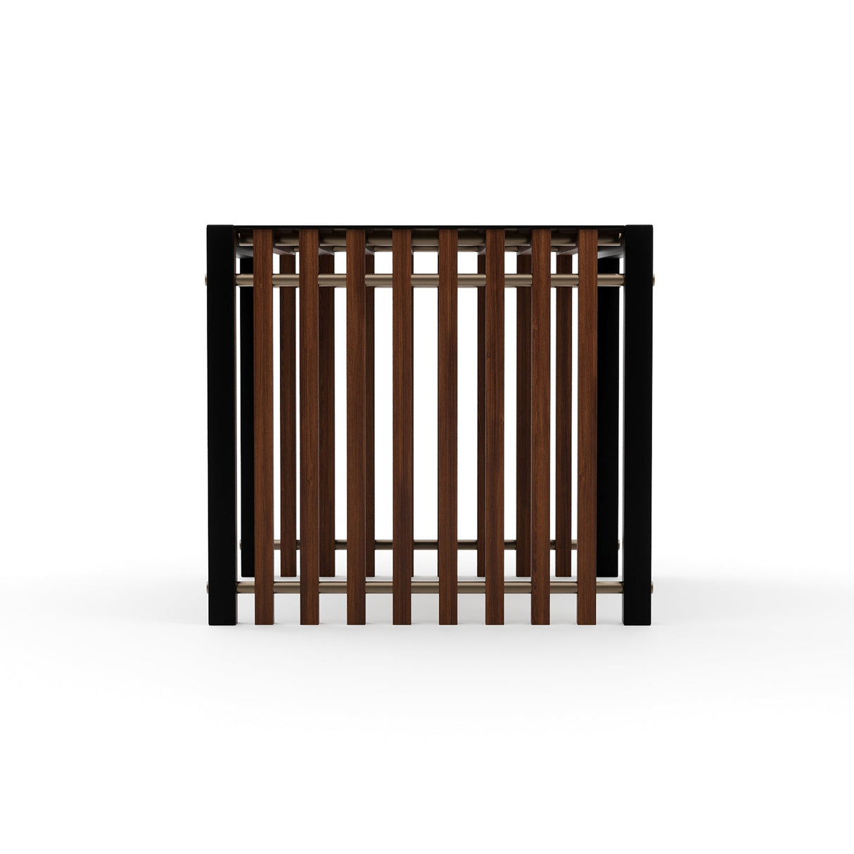 Ciemny stół końcowy | Caracole Pinstripe