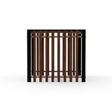 Ciemny stół końcowy | Caracole Pinstripe