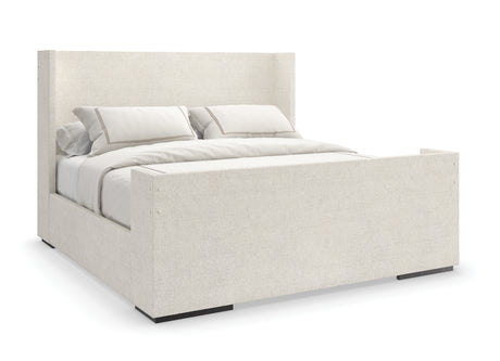 Tapicerowane łóżko typu king-size i queen-size | Caracole Shelter Me
