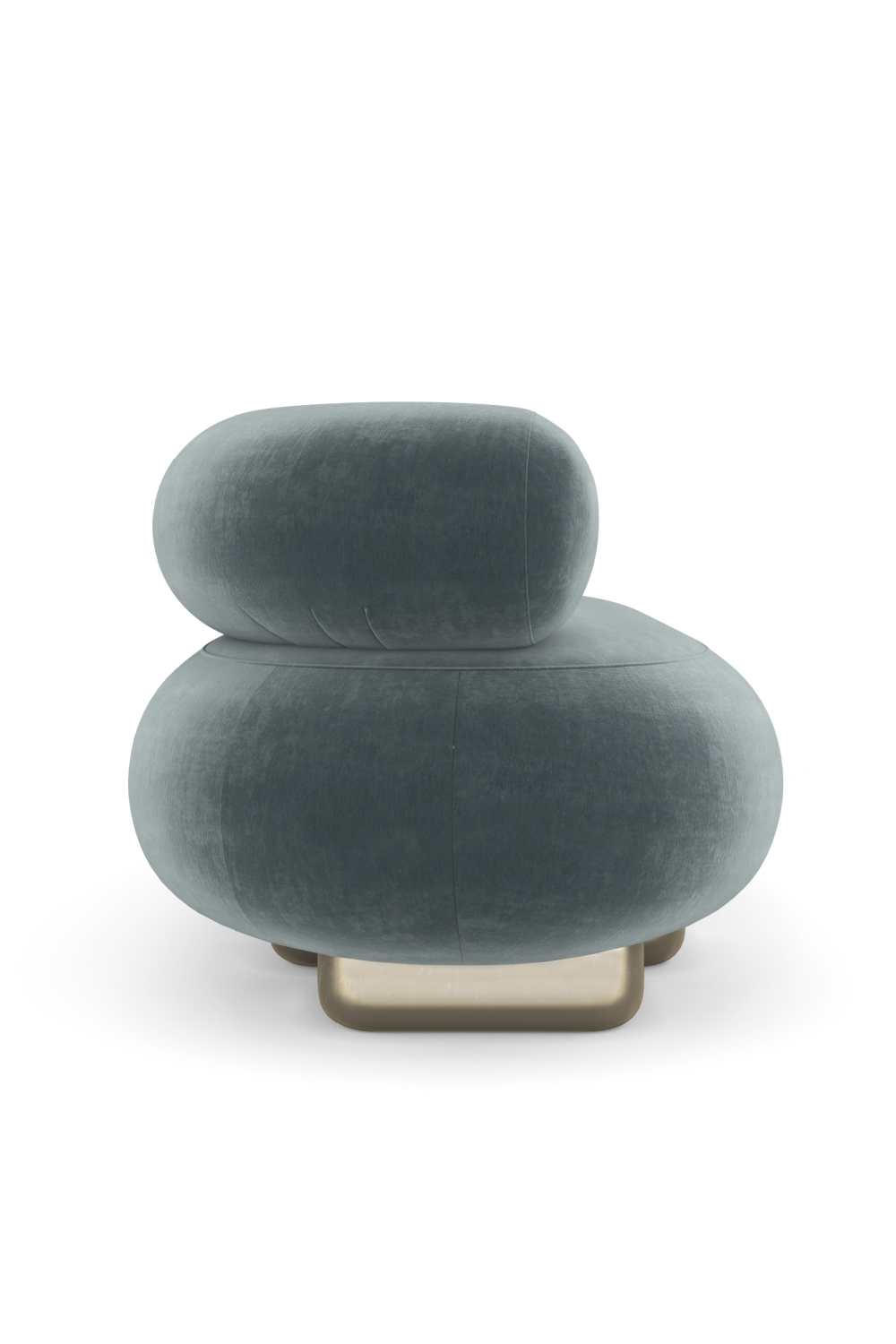 Sofa w kształcie fasoli z aksamitu | Caracole Lagoon