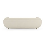 Sofa Bouclé w kolorze kości słoniowej | Caracole Cocoon