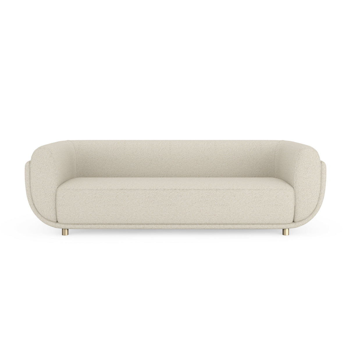 Sofa Bouclé w kolorze kości słoniowej | Caracole Cocoon