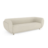 Sofa Bouclé w kolorze kości słoniowej | Caracole Cocoon