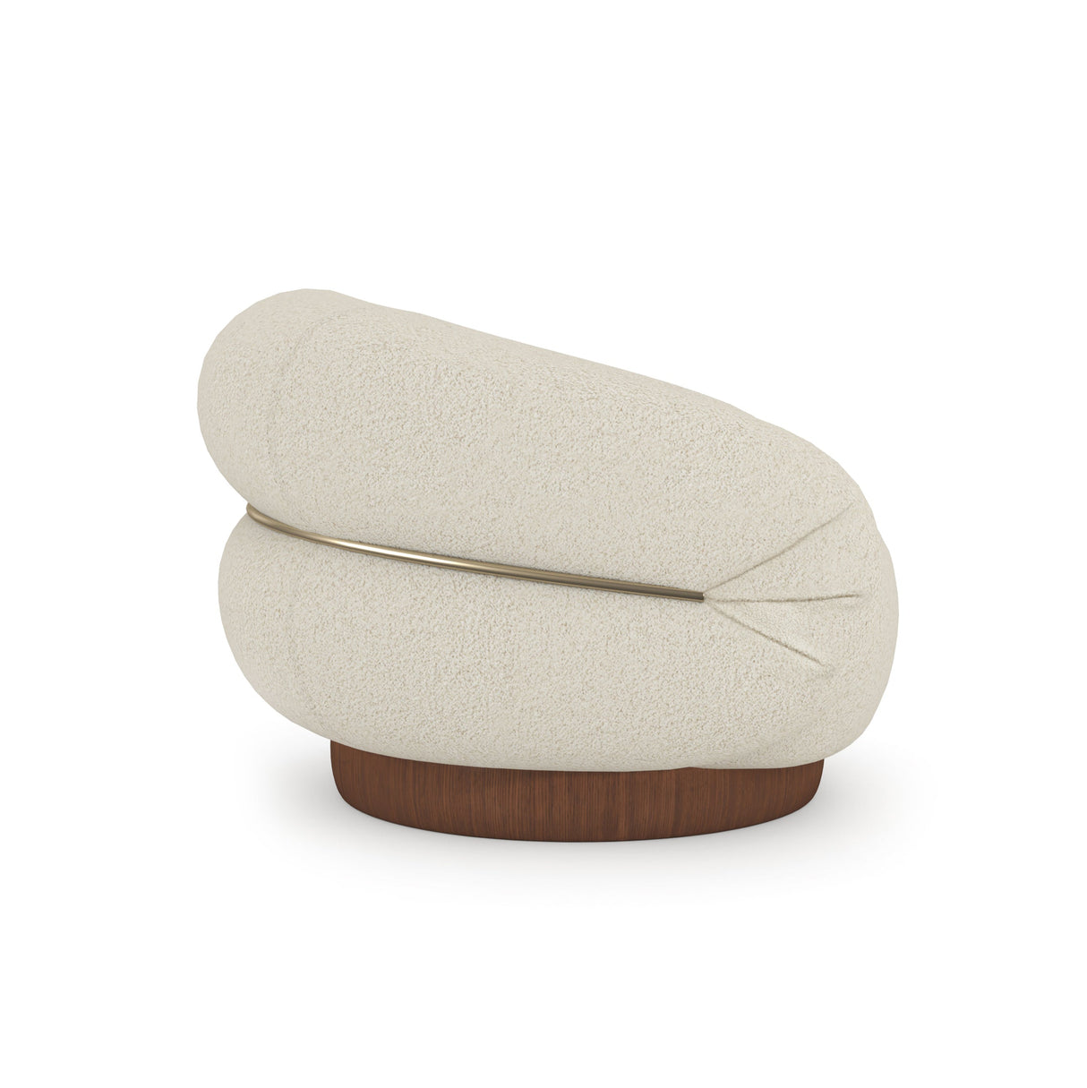 Naturalny fotel obrotowy | Caracole Smoosh