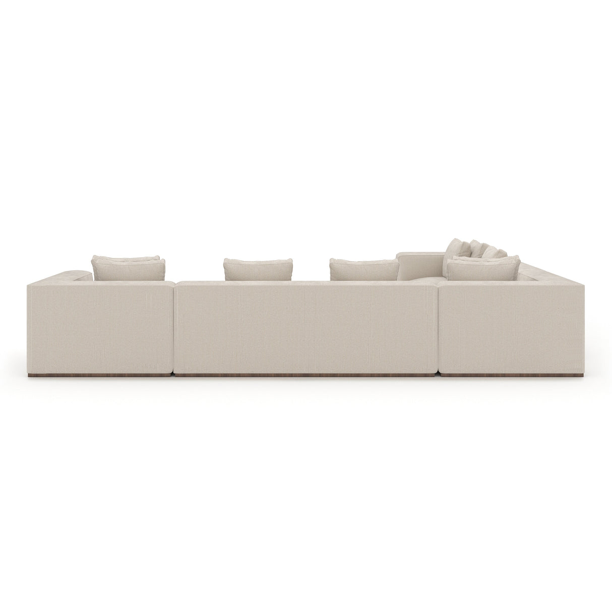 Kremowa sofa modułowa z szezlongiem | Caracole Bello