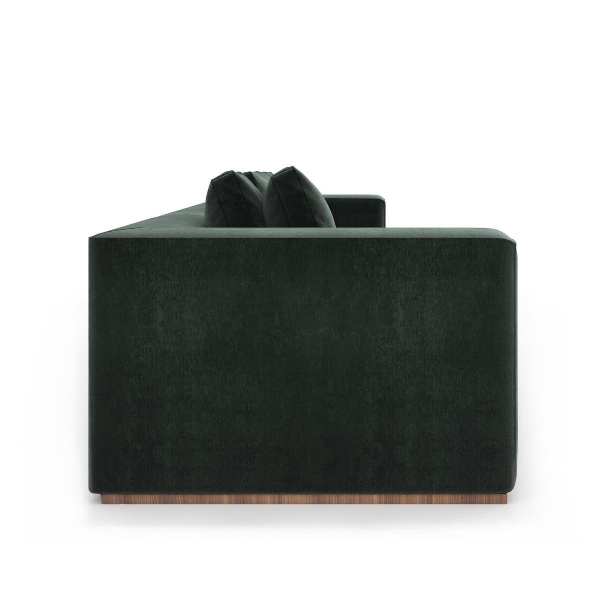 Tapicerowana czarna sofa modułowa | Caracole Bello