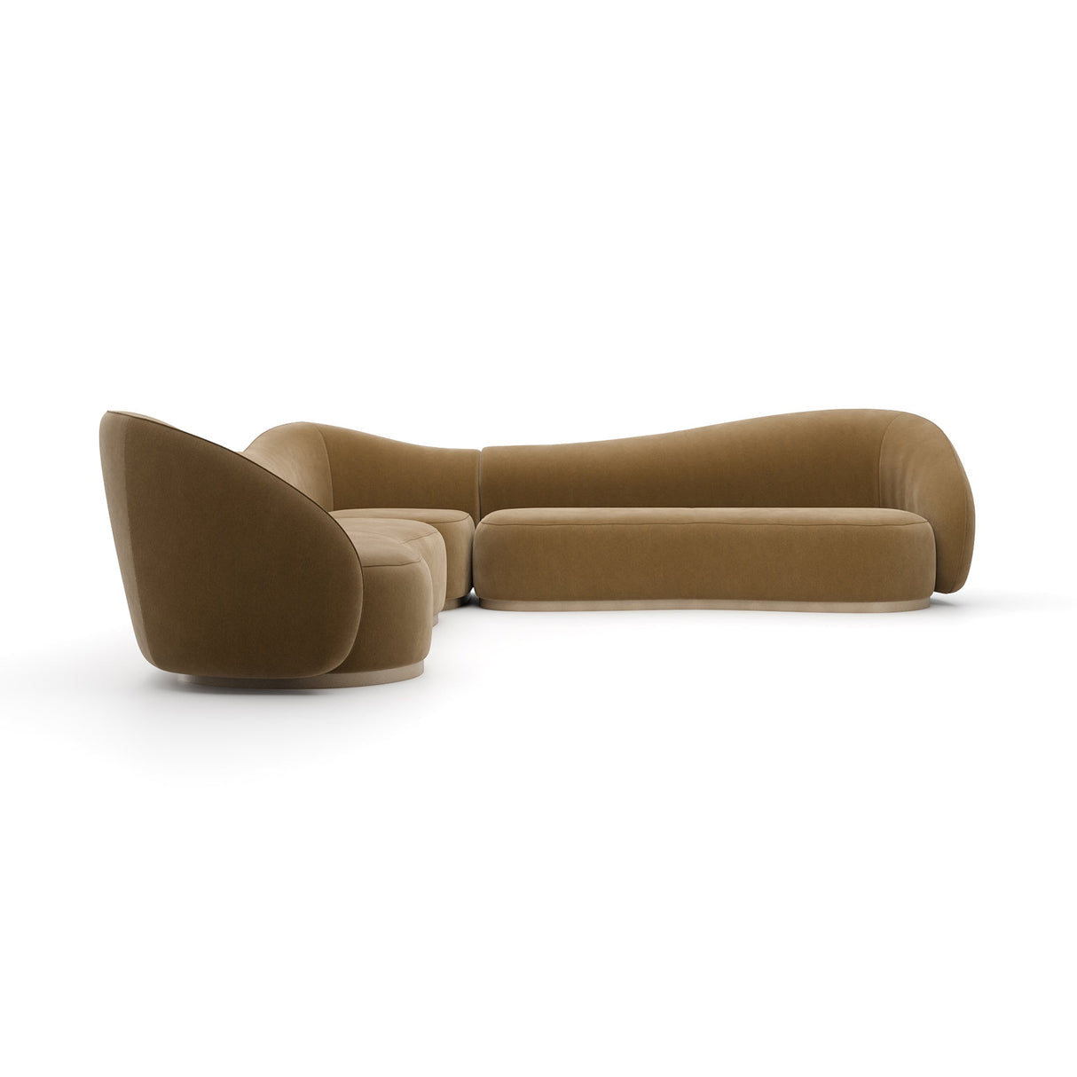Tapicerowana sofa rzeźbiarska | Caracole Kalahari