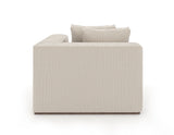 Kremowa narożna sofa klinowa | Caracole Bello