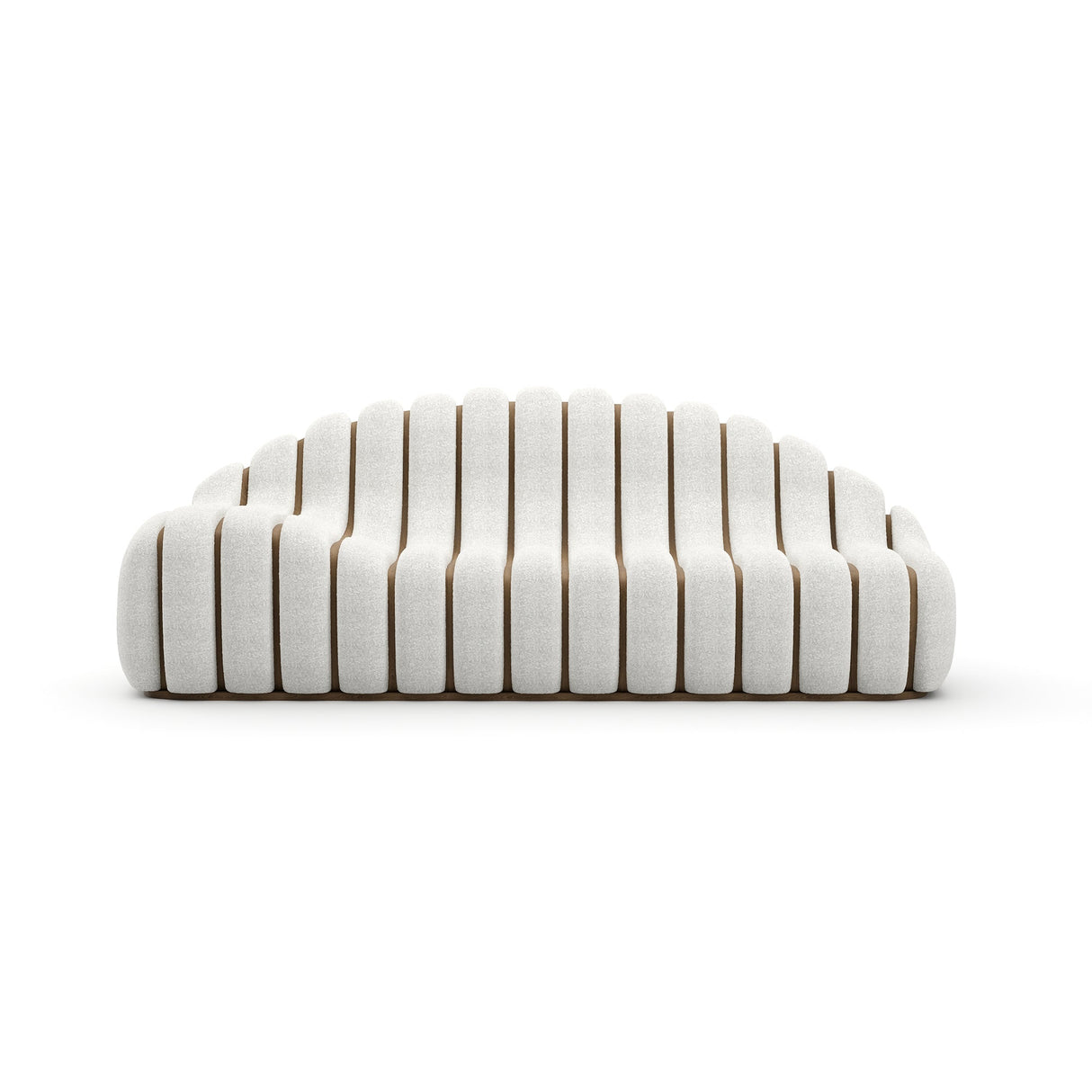 Sofa kokonowa w kolorze kości słoniowej | Caracole Chrysalis