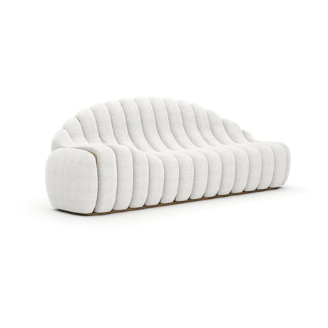 Sofa kokonowa w kolorze kości słoniowej | Caracole Chrysalis