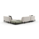 Sofa segmentowa | Caracole Madera Raf L Sekcja