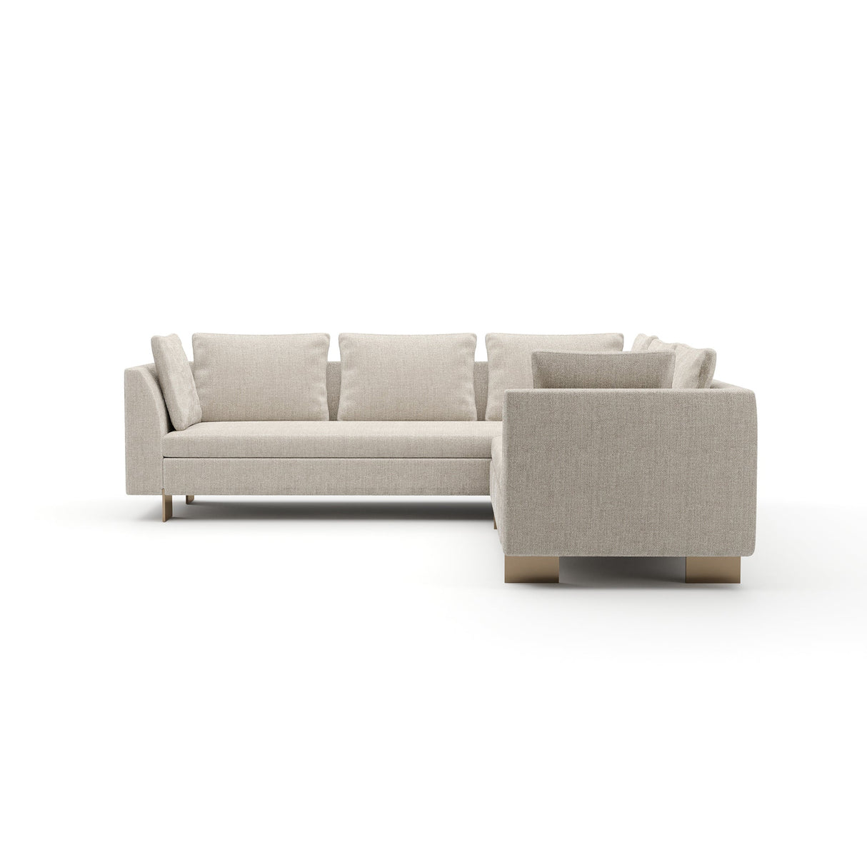 Perłowa Sofa | Caracole Altura Raf L segmentowa