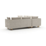 Perłowa Sofa | Caracole Altura Raf L segmentowa