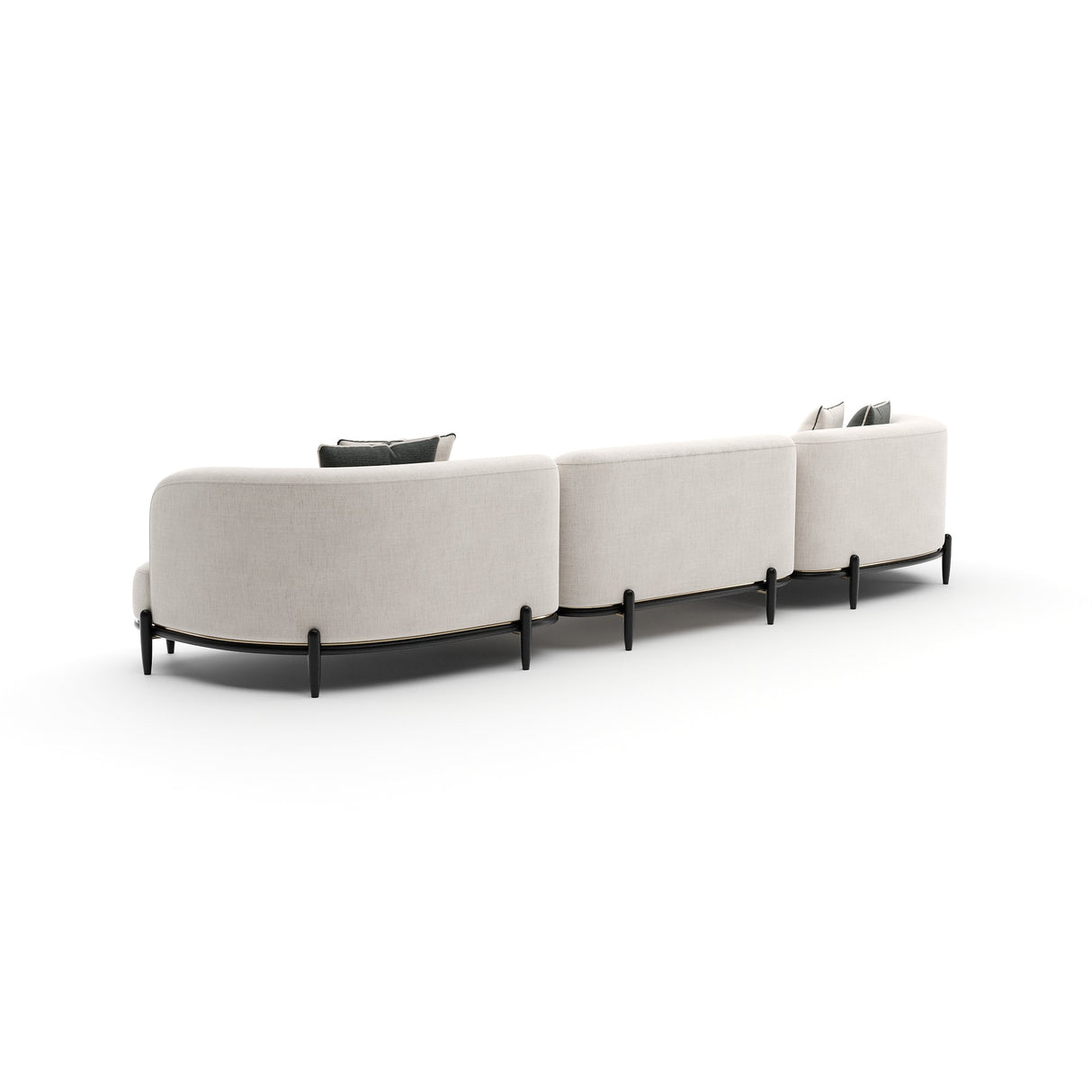 Sofa segmentowa | Caracole Madera Large RT Chaise