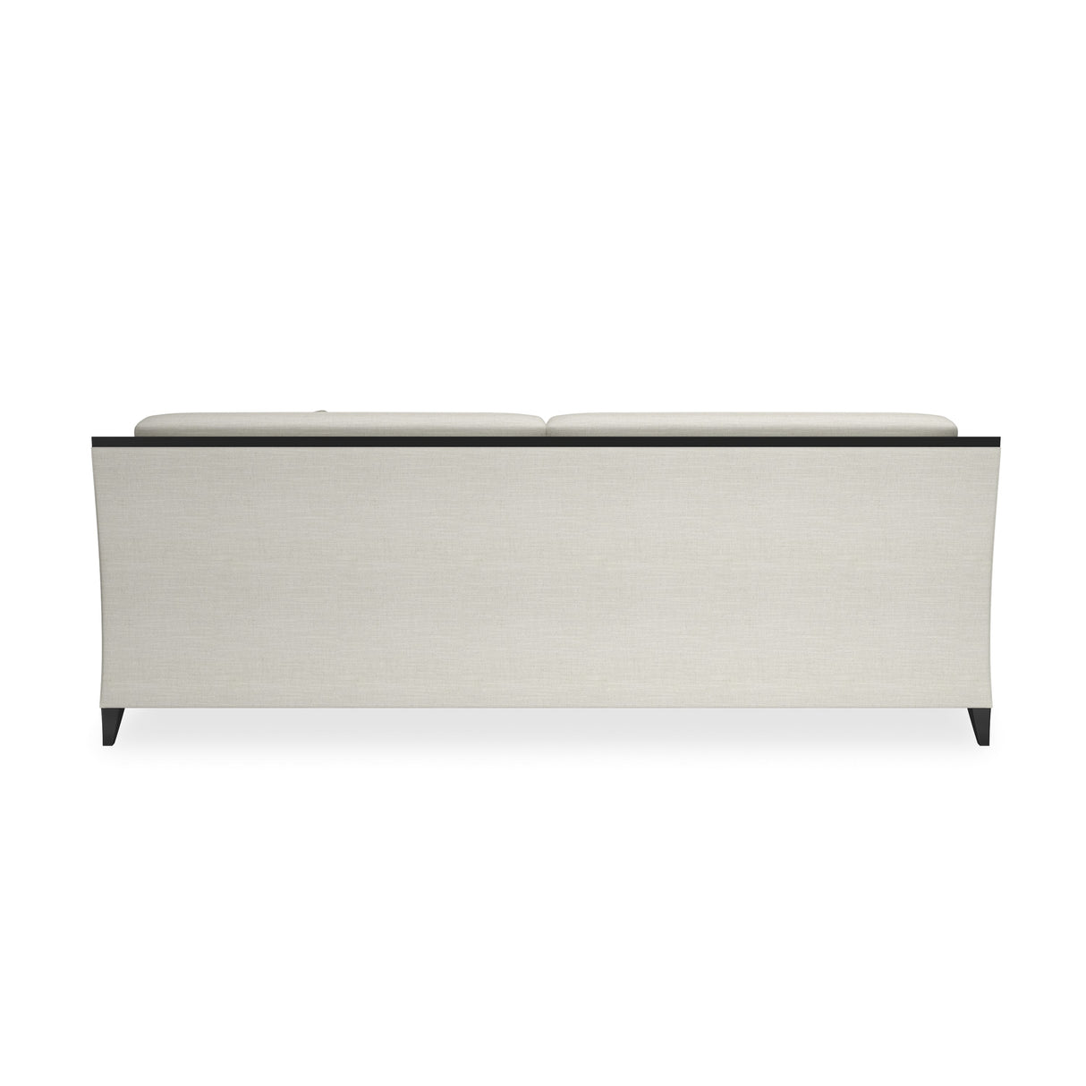 Kremowa sofa w plecionce koszykowej | Caracole Pitch Perfect
